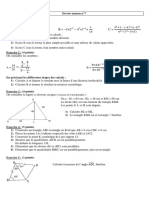 Devoir Maison Maths Quatrieme 7