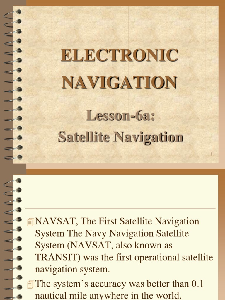 Satellite Navigation Systems Overview | PDF | Global Positioning System ...