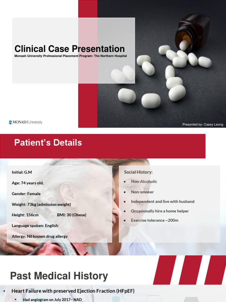 Placement Presentation Thrombosis Renal Function