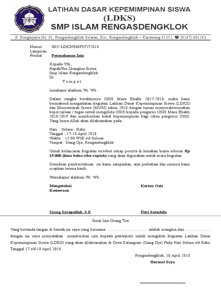 Surat Izin Ldks Pdf