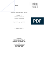 Scheduling Standards Pilot Project Executive Overview