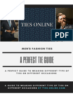 A Perfect Tie Guide: Men'S Fashion Ties