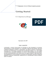 Getting Started with EnergyPlus: An Introduction to Energy Modeling Documentation
