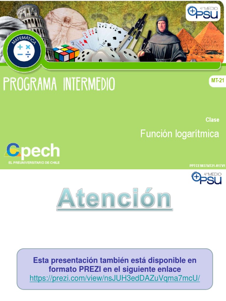 Clase 22 Función Logarítmica | PDF | Logaritmo | Funcion exponencial