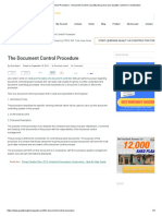 The Document Control Procedure - Document Control _ Quality Assurance and Quality Control in Construction