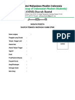 002 Lampiran Format Biodata Pendaftar DPMK Daerah Bantul