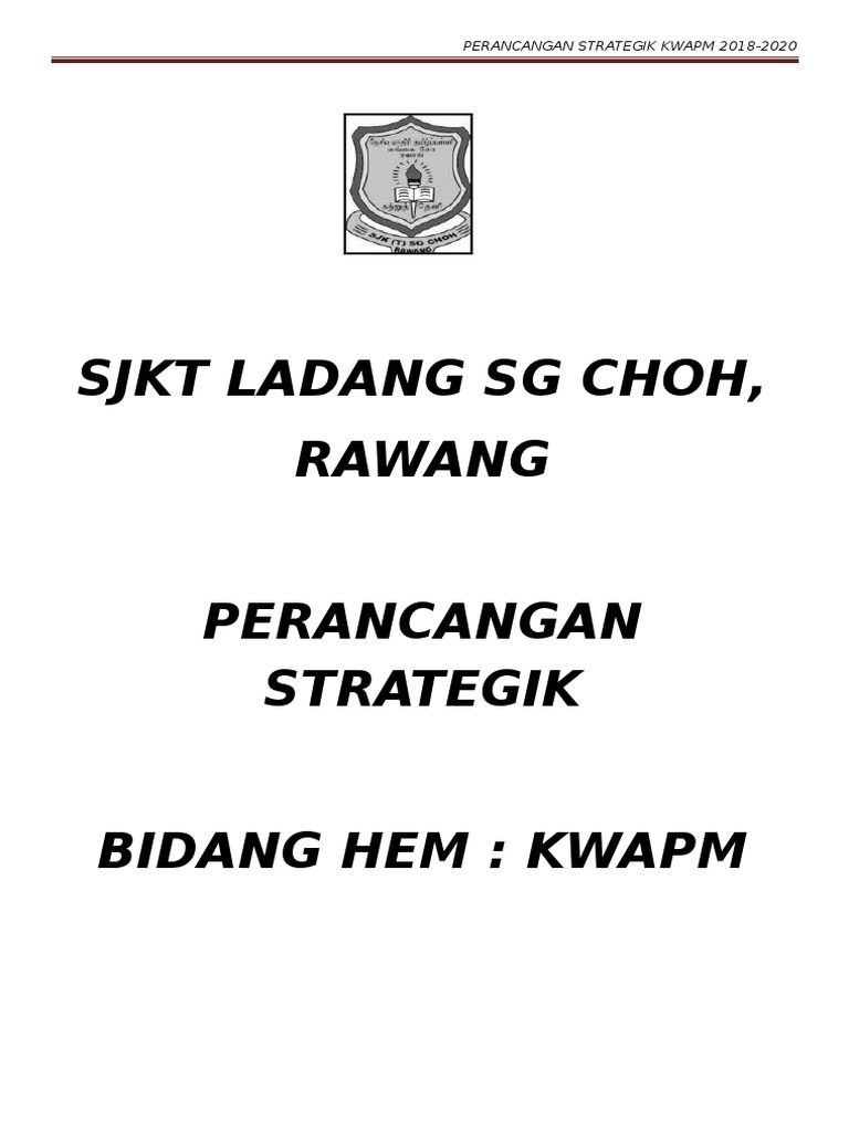 Pelan Strategik Kwapm 2014 Pdf