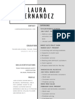 Monochromatic Photo Simple Infographic Resume-2