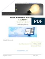 Manual de Instalação Do Software AutoTOPO PDF