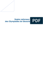 Sujets Des Olympiades de Geosciences 2010 147622
