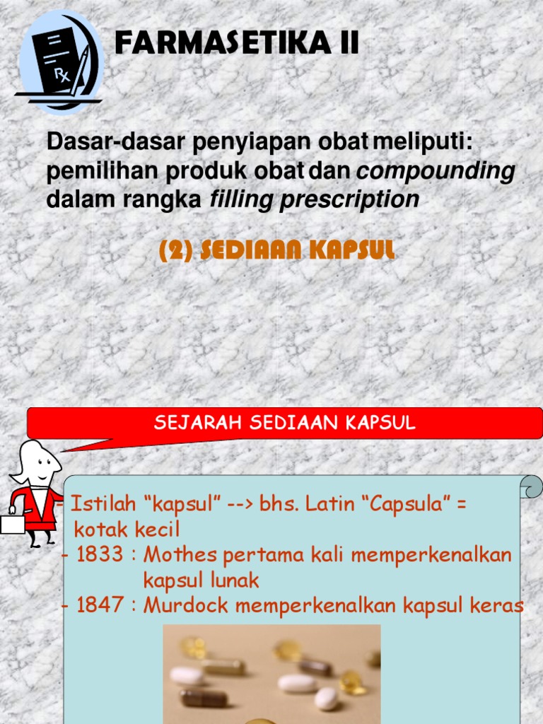 Ukuran dan Perhitungan Kapsul | PDF | Memasak, Makanan, & Anggur