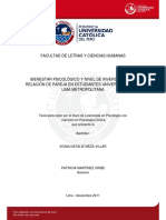 Bienestar Psicológico y Nivel de Inversión en Relación de Pareja en Estudiantes Limeños PDF