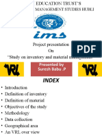 Study On Inventory and Material Management Suresh