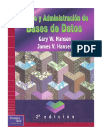 Diseño y Administración de Bases de Datos 2da Edicion Gary W. Hansen, James W. Hasen