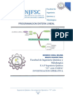 Programación Lineal Entera