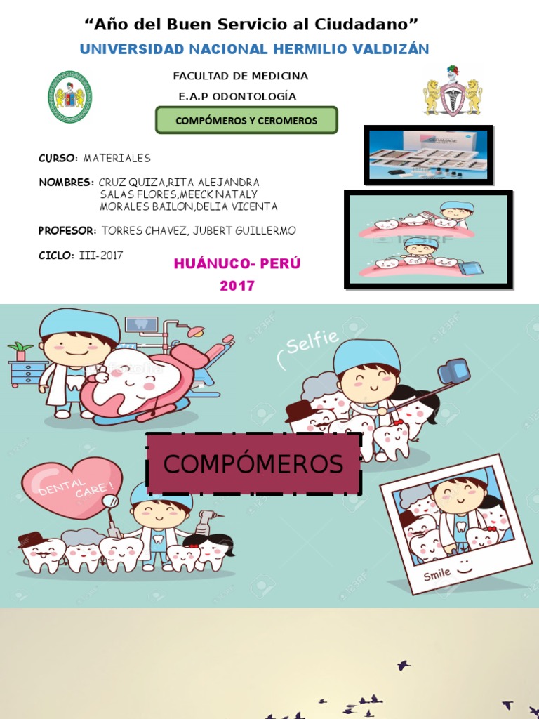 Compómeros en Odontología: Ventajas y Usos | PDF | Lentes | Materiales