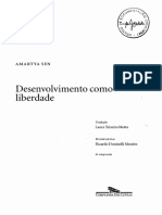 Amartya Sem Desenvolvimento Como Liberdade PDF