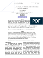 (Djongkang Dan Maria (2014) ) Manfaat Laba Dan Arus Kas Untuk Memprediksi Kondisi Financial Distress PDF