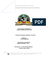 Derecho Procesal Civil I Udabol