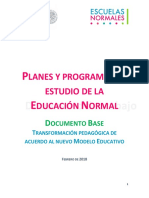 170418 Documento Base Preescolar; Primaria; Secundaria