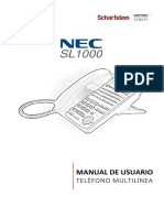 Nec sl1000 Manual de Uso PDF
