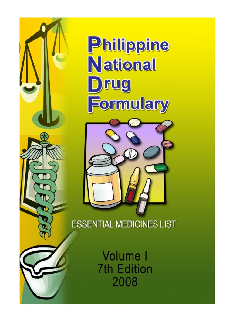 Phil National Drug Formulary Vol1ed7_2008 Tablet (Pharmacy