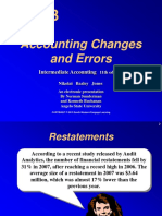 Accounting Changes and Errors: Hapter