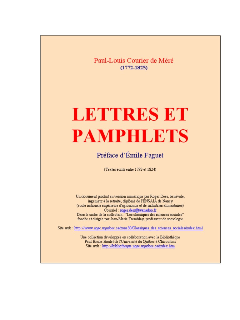 Bouquin En Preparation 15 Lettres Courier Lettres Et Pamphlets | PDF