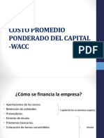 FINANZAS II - SESIÓN 042 - WACC - Costo Promedio Ponderado Del Capital