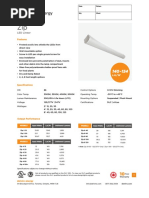 Zip Light Linear 4 18 Specifications