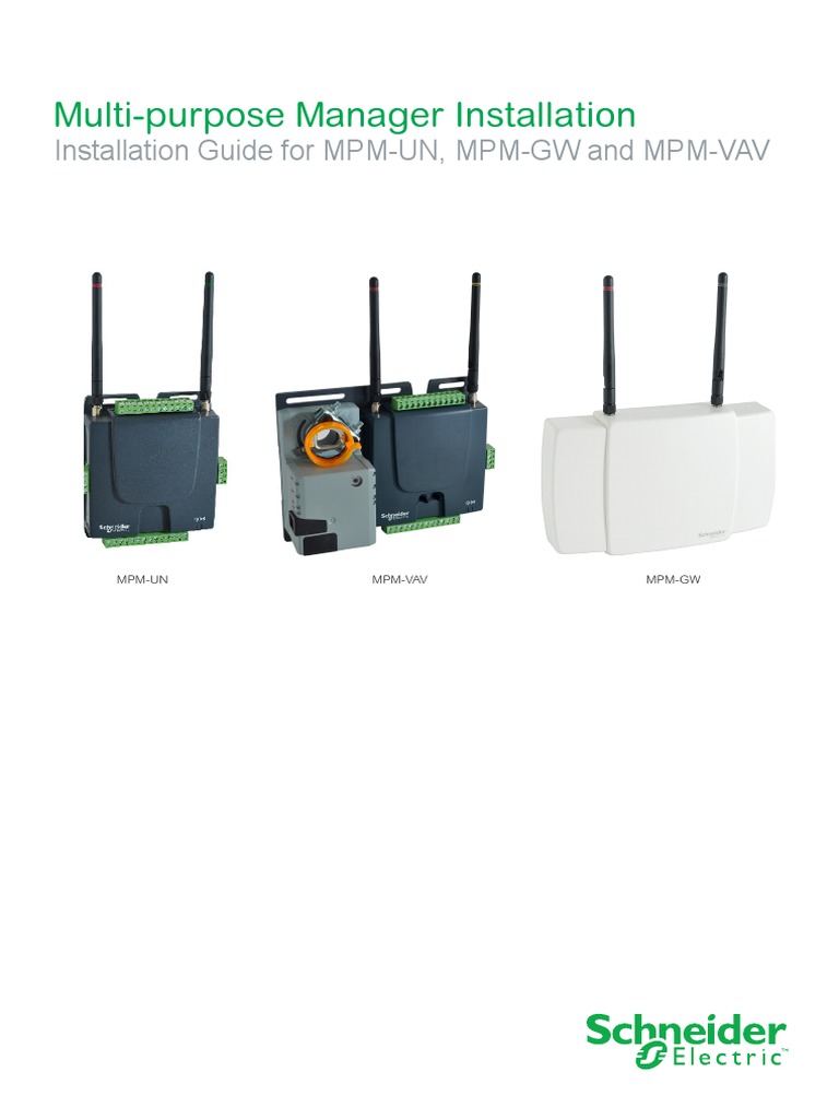 MPM Series - Installation Sheet | PDF | Building Automation | Computer ...