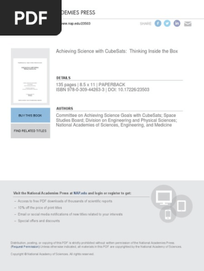 The National Academies Press Achieving Science With - 