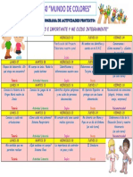 Cronograma de Actividades Proyecto Mayo 2030 2018