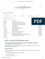GitHub - Openmuc - JRXTX - The Java Serial Communication Library
