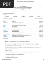 GitHub - Openmuc - JRXTX - The Java Serial Communication Library