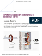 Current and Voltage Sensors As An Alternative To CTs and VTs