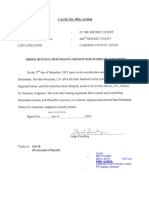 MDL-15-0360 Order Denying Defendants Motion For Summary Judgment 