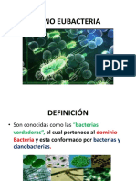 Reino Eubacteria y Arqueobacteria