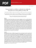 Traumatismo Na Infância UNESP