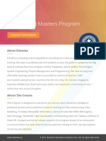 Business Intelligence Masters Program Curriculum