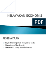 Kelayakan Ekonomis