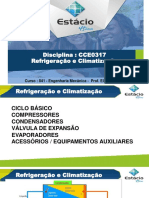 Refrigeração e Climatização: Compressores e COP