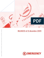 EMERGENCY - Bilancio Al 31 Dicembre 2009