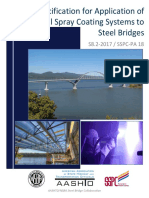 s8.2 2017 Specification For Application of Thermal Spray Coating For Steel Bridges