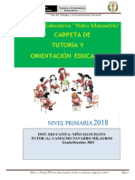 Carpeta de Tutoria 3ero