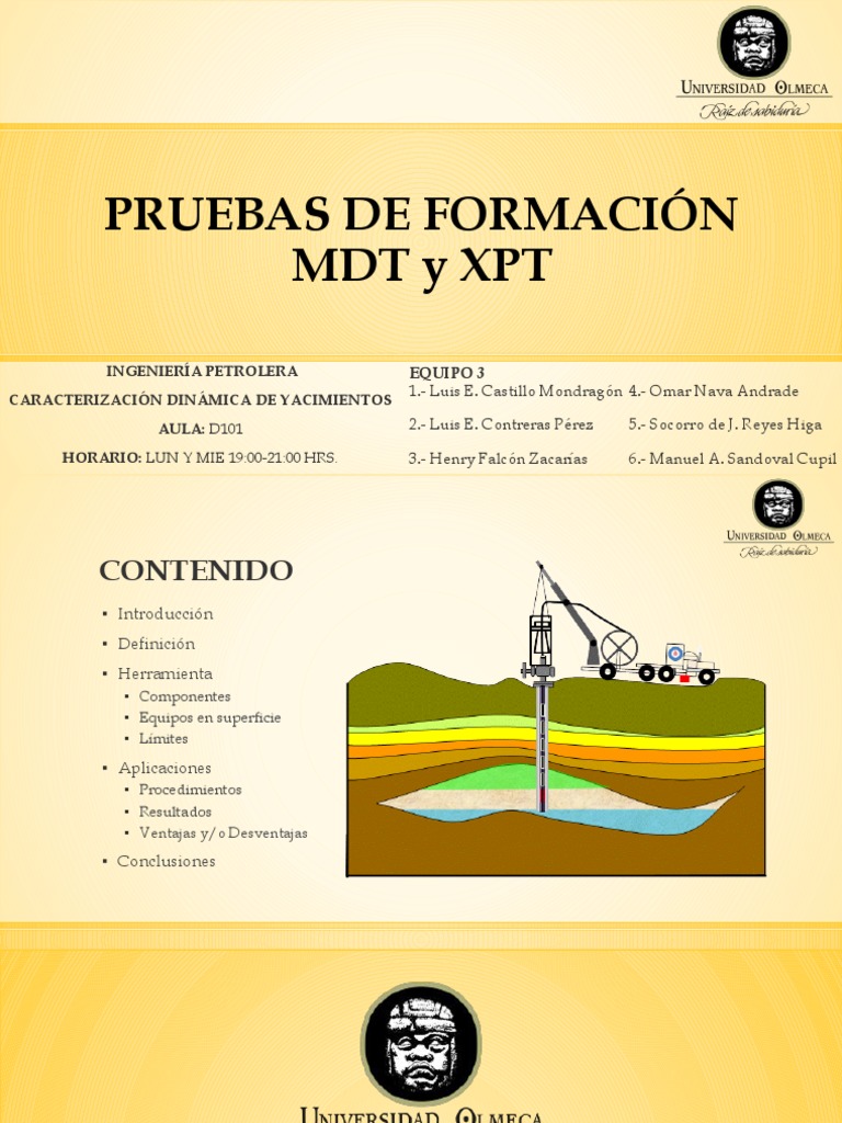 Pruebas de Formación MDT y XPT | PDF | Bomba | Física Aplicada e ...
