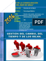  Cultura y Clima Organizacional Gestión Del Cambio Del Tiempo y de Los RR.hh.