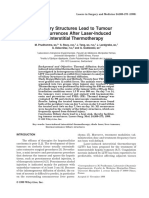 Biliary Structures Lead To Tumour Recurrences After Laser-Induced Interstitial Thermotherapy