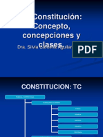 La Constitución Concepto, Concepciones y Clases