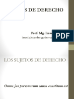 Los Sujetos Del Derecho